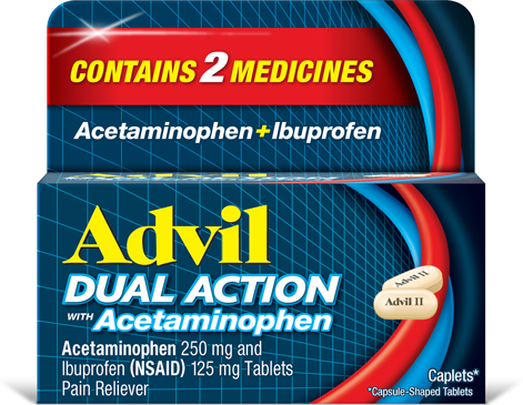 forår flise Præsident Advil Dual Action: Acetaminophen & Ibuprofen | Advil